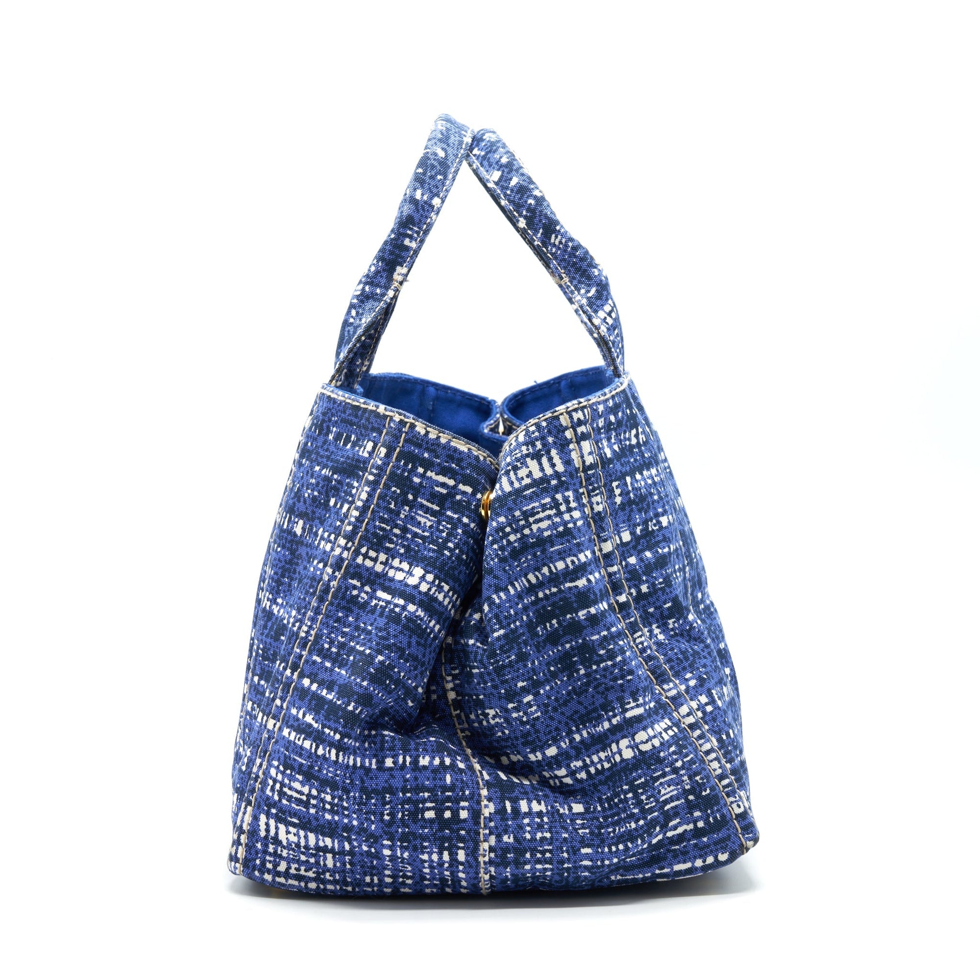 PRD Canvas Shopping Tote Bag Blue