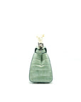FNDI CROCODILE PEEKABOO ICONIC MINI MINT GREEN