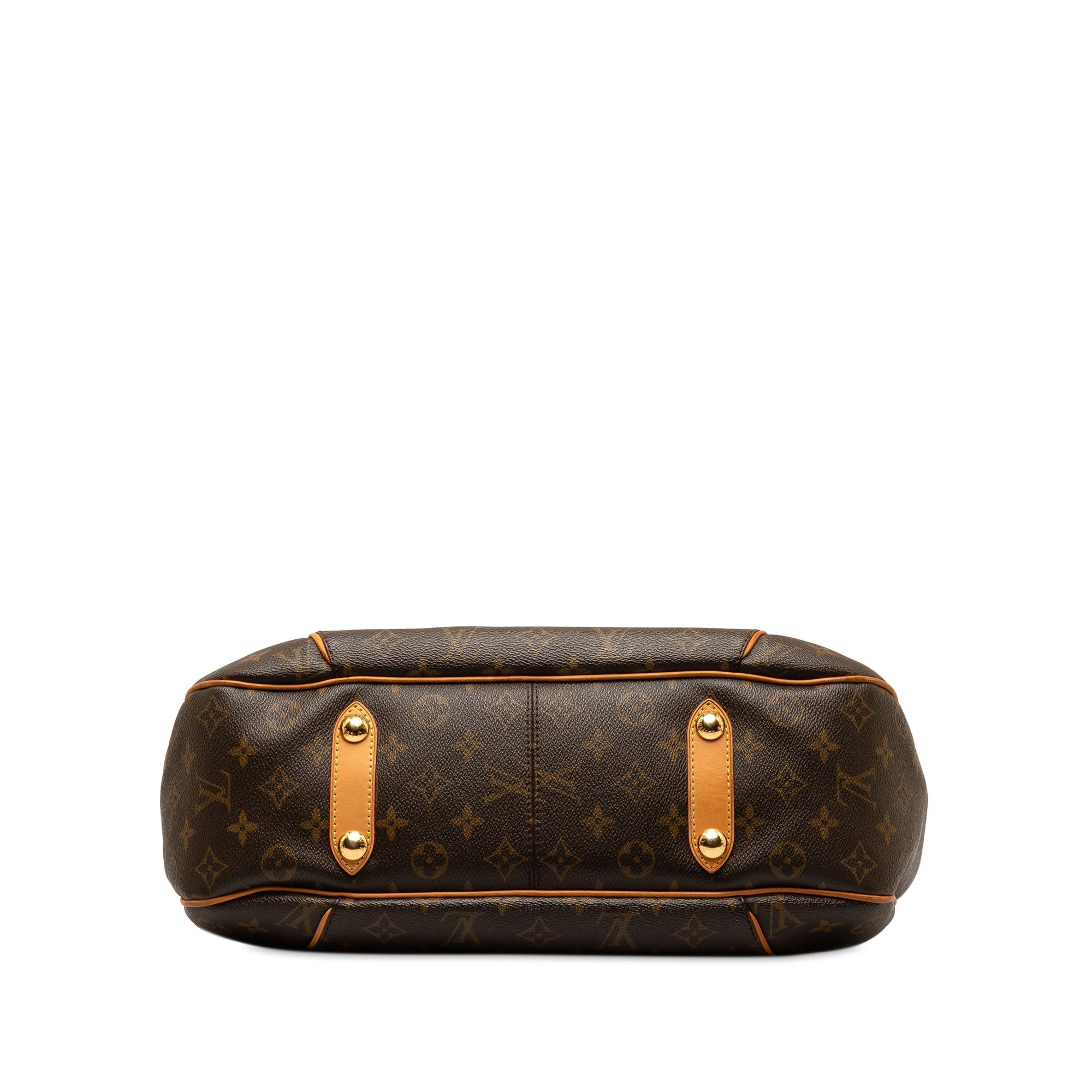 Brown LV Monogram Galliera PM Shoulder Bag
