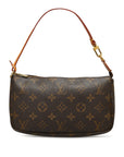 Brown LV Monogram Pochette Accessoires Baguette