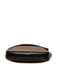 Brown LV Monogram Macassar Bass MM Crossbody Bag