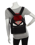 FNDI Medium Black Nylon Monster Backpack