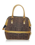 FNDI Animal Print Canvas Handbag (SHG-30882)