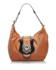 FNDI B Bag Leather Shoulder Bag (SHG-34202)