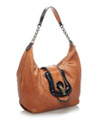 FNDI B Bag Leather Shoulder Bag (SHG-34202)