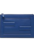 FNDI Baguette Leather Zip Clutch Bag (SHG-OiTX6Y)