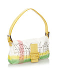 FNDI Beaded Canvas Mamma Baguette (SHG-29763)