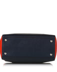 FNDI Bicolor 2Jours Leather Satchel (SHG-32744)