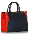 FNDI Bicolor 2Jours Leather Satchel (SHG-32744)