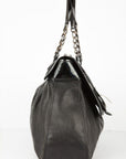 FNDI Black Leather "B Bag"