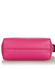 FNDI By The Way Leather Satchel (SHG-25846)