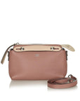 FNDI By The Way Leather Satchel (SHG-26893)