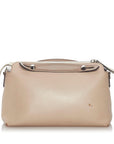 FNDI By The Way Leather Satchel (SHG-27995)