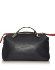 FNDI By The Way Leather Satchel (SHG-28427)