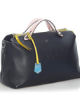 FNDI By The Way Leather Satchel (SHG-31186)