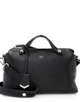 FNDI Calfskin By The Way Medium Boston Bag (SHF-21061)