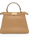 FNDI Calfskin Peekaboo Medium Satchel (SHF-18868)