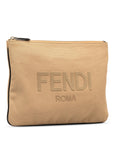 FNDI Canvas Roma Clutch (SHG-oJP68f)