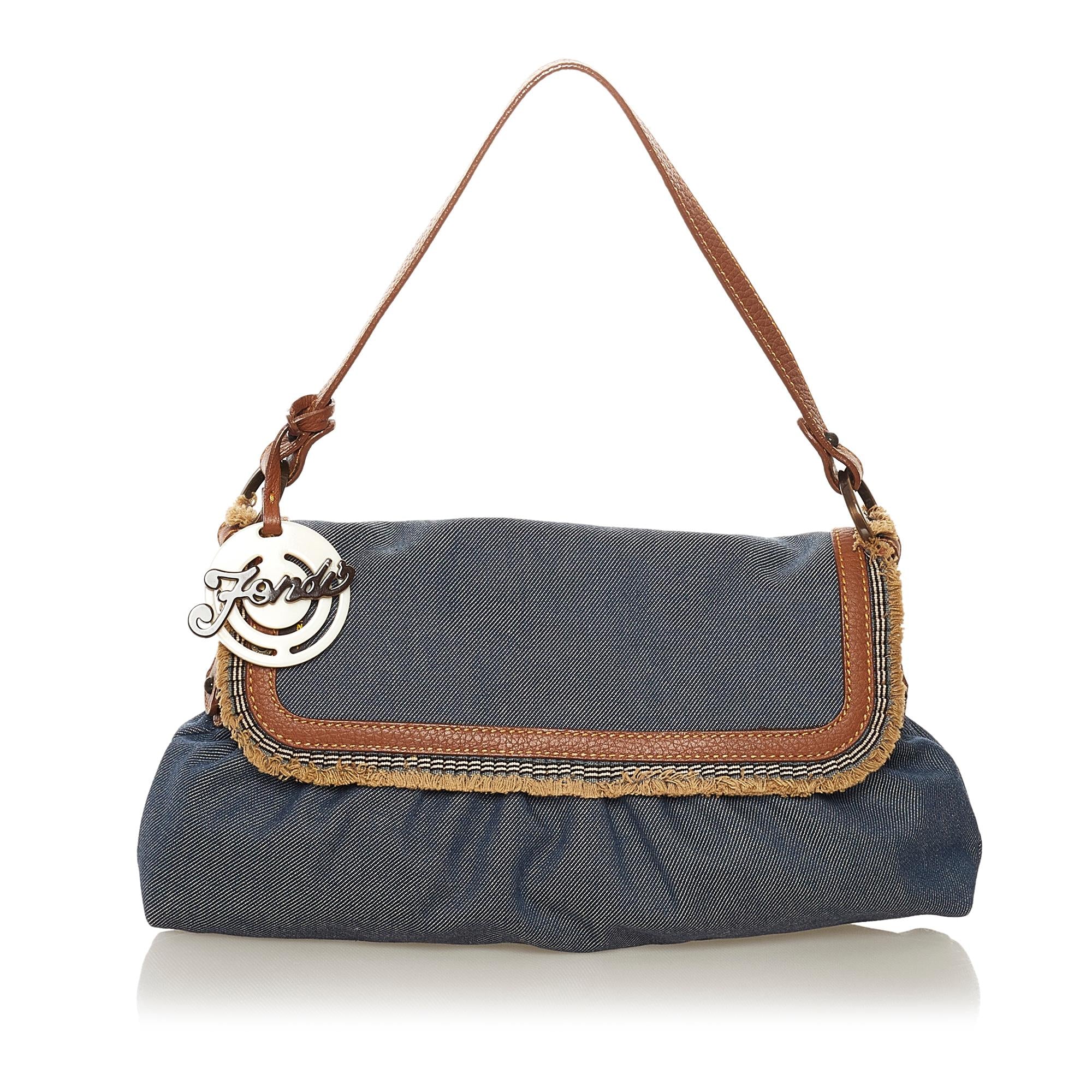 FNDI Chef Denim Shoulder Bag (SHG-34283)