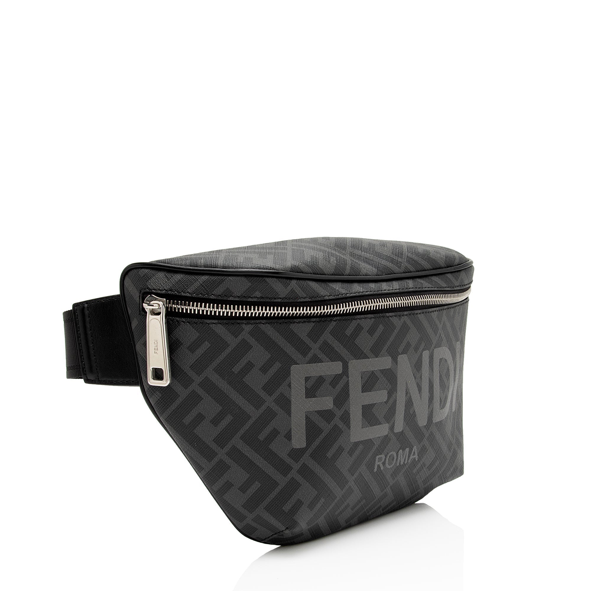 FNDI Coated Canvas FF Belt Bag (SHF-AeWxPp)