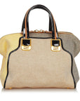 FNDI Colorblock Canvas Chameleon Handbag (SHG-24876)