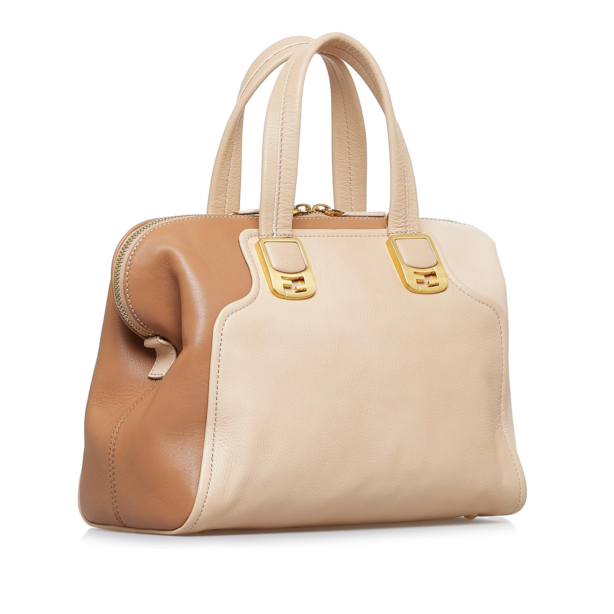 FNDI Colorblock Chameleon Satchel (SHG-zjRr53)