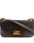 FNDI Convertible Leather Baguette (SHG-pxuZoe)