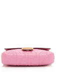 FNDI Embossed Leather FF 1974 Baguette Shoulder Bag (SHF-nc63Ja)