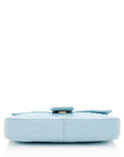 FNDI Embossed Nappa Leather Baguette Shoulder Bag (SHF-19361)