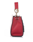 FNDI Embroidered Runaway Leather Satchel (SHG-22712)