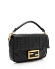 FNDI FF Embossed 1974 Mini Baguette Shoulder Bag (SHF-st6LPG)