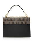 FNDI FF Embossed Calfskin Kan I Medium Shoulder Bag (SHF-21719)