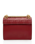 FNDI FF Embossed Calfskin Kan I Small Shoulder Bag (SHF-flp0Jj)