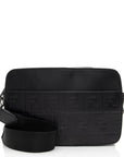 FNDI FF Embossed Calfskin St. Zucca Messenger (SHF-QOa4iu)