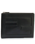 FNDI FF Leather Zip Clutch (SHG-Pnk2mm)