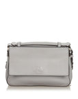 FNDI FF Lock Leather Satchel (SHG-26242)