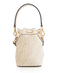 FNDI FF Tapestry Mon Tresor Mini Bucket Bag (SHF-GhSmGT)