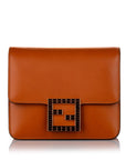 FNDI Fab Leather Crossbody Bag (SHG-fn4mmI)