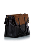 FNDI FNDI Flip Leather Satchel (SHG-24693)
