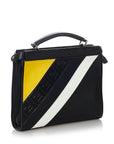 FNDI FNDI Mania Peekaboo Leather Satchel (SHG-29584)