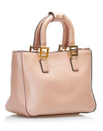 FNDI Gloria Leather Satchel (SHG-4HlvPV)