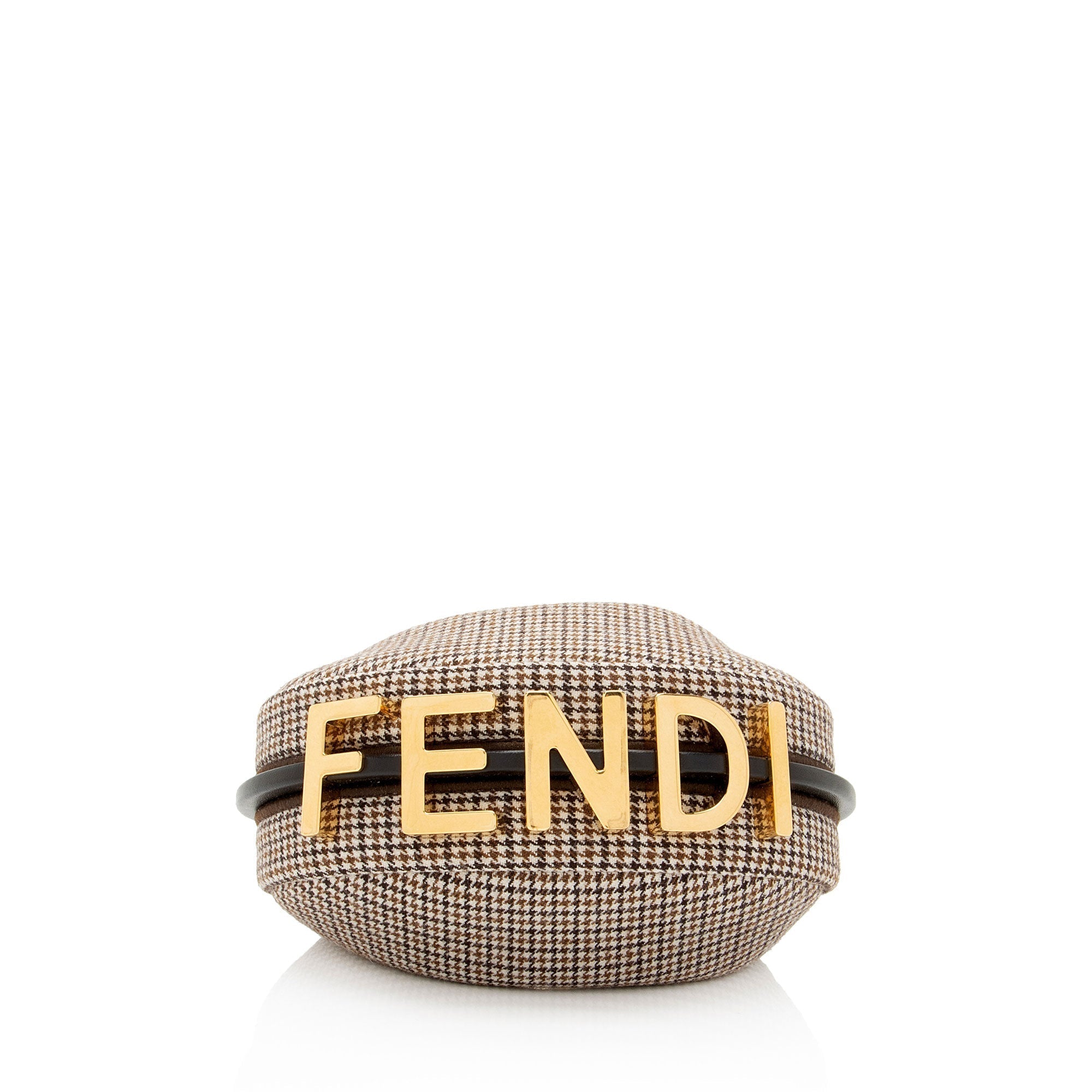 FNDI Houndstooth Wool FNDIgraphy Nano Hobo (SHF-N6cAIe)