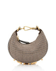 FNDI Houndstooth Wool FNDIgraphy Nano Hobo (SHF-N6cAIe)