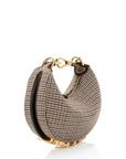 FNDI Houndstooth Wool FNDIgraphy Nano Hobo (SHF-N6cAIe)