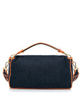 FNDI Large Denim Baguette Bag (SHG-zrIjdA)