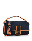 FNDI Large Denim Baguette Bag (SHG-zrIjdA)