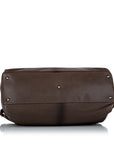 FNDI Large Peekaboo Leather Satchel (SHG-28817)