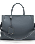 FNDI Leather 2Jours Medium Tote (SHF-17665)
