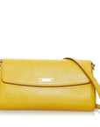 FNDI Leather Crossbody Bag (SHG-32774)