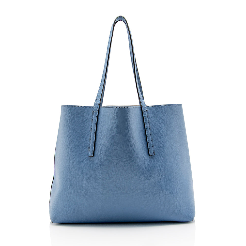 FNDI Leather Logo Shopper Tote (SHF-14080)